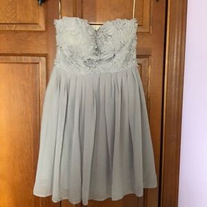 Short Lavender Lace Dress